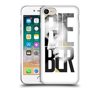 Head Case Designs Licenza Ufficiale Justin Bieber Calendario Specchio Testo Purpose B&N Custodia in Gel [Grado Militare] Compatibile con Apple iPhone 7/8 / SE 2020 & 2022 E Compatibile con MagSafe