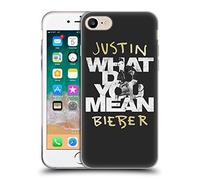 Head Case Designs Licenza Ufficiale Justin Bieber What Do You Mean Typography Purpose B&w Custodia in Gel [Grado Militare] Compatibile con Apple iPhone 7/8 / SE 2020 & 2022 E Compatibile con MagSafe