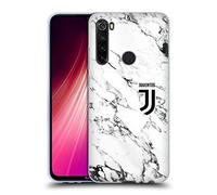 Head Case Designs Licenza Ufficiale Juventus Football Club Bianco Marmoreo Custodia Cover in Morbido Gel Compatibile con Xiaomi Redmi Note 8T