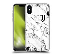 Head Case Designs Licenza Ufficiale Juventus Football Club Bianco Marmoreo Custodia in Gel [Protezione di Grado Militare] Compatibile con Apple iPhone X/iPhone XS