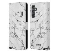 Head Case Designs Licenza Ufficiale Juventus Football Club Bianco Marmoreo Custodia Portafoglio in Pelle Compatibile con Samsung Galaxy A25 5G