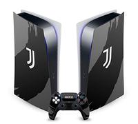 Head Case Designs Licenza Ufficiale Juventus Football Club Colpo di spazzata Arte Vinile Frontalino Sticker Gaming Pelle Adesivo Compatibile con Sony PS5 Digital & DualSense