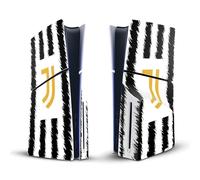 Head Case Designs Licenza Ufficiale Juventus Football Club Home 2023/24 Kit Partita Vinile Sticker Gaming Pelle Adesivo Compatibile con Sony Playstation 5 PS5 Slim Disc Edition Console
