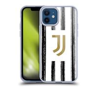 Head Case Designs Licenza Ufficiale Juventus Football Club in Casa 2020/21 Kit Abbinato Custodia Cover in Morbido Gel Compatibile con Apple iPhone 12 / iPhone 12 PRO