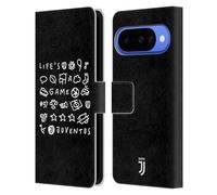 Head Case Designs Licenza Ufficiale Juventus Football Club Life's A Game 2 Bambini Custodia Portafoglio in Pelle Compatibile con Google Pixel 10