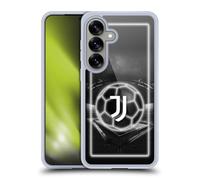 Head Case Designs Licenza Ufficiale Juventus Football Club Logo Neon Custodia in Gel [Protezione di Grado Militare] Compatibile con Samsung Galaxy S25 E Compatibile con MagSafe