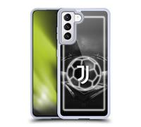 Head Case Designs Licenza Ufficiale Juventus Football Club Logo Neon Custodia in Gel [Protezione di Grado Militare] Compatibile con Samsung Galaxy S21 5G E Compatibile con MagSafe