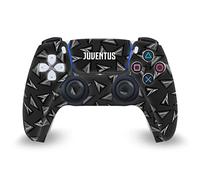 Head Case Designs Licenza Ufficiale Juventus Football Club Motivo Geometrico Arte Vinile Frontalino Sticker Gaming Pelle Adesivo Compatibile con Sony Playstation 5 PS5 DualSense Controller
