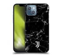 Head Case Designs Licenza Ufficiale Juventus Football Club Nero 2 Marmoreo Custodia Cover Dura per Parte Posteriore Compatibile con Apple iPhone 13