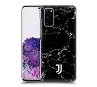 Head Case Designs Licenza Ufficiale Juventus Football Club Nero 2 Marmoreo Custodia Cover Dura per Parte Posteriore Compatibile con Samsung Galaxy S20 / S20 5G