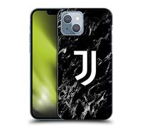 Head Case Designs Licenza Ufficiale Juventus Football Club Nero Marmoreo Custodia Cover Dura per Parte Posteriore Compatibile con Apple iPhone 14