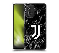 Head Case Designs Licenza Ufficiale Juventus Football Club Nero Marmoreo Custodia Cover Dura per Parte Posteriore Compatibile con Galaxy A52 / A52s / 5G (2021)