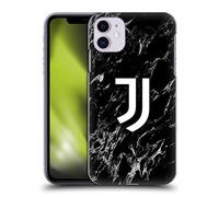 Head Case Designs Licenza Ufficiale Juventus Football Club Nero Marmoreo Custodia Cover Dura per Parte Posteriore Compatibile con Apple iPhone 11