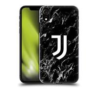 Head Case Designs Licenza Ufficiale Juventus Football Club Nero Marmoreo Custodia Cover Dura per Parte Posteriore Compatibile con Apple iPhone XR