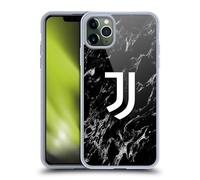 Head Case Designs Licenza Ufficiale Juventus Football Club Nero Marmoreo Custodia Cover in Morbido Gel Compatibile con Apple iPhone 11 PRO Max