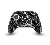 Head Case Designs Licenza Ufficiale Juventus Football Club Pennello Astratto Arte Vinile Sticker Gaming Pelle Adesivo Compatibile con Xbox Series X/S Controller