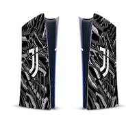 Head Case Designs Licenza Ufficiale Juventus Football Club Pennello Astratto Arte Vinile Sticker Gaming Pelle Adesivo Compatibile con Sony Playstation 5 PS5 Slim/PRO Digital Edition Console