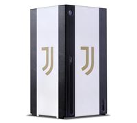 Head Case Designs Licenza Ufficiale Juventus Football Club Strisce Nere Arte Console Da Gioco Wrap Compatibile con Xbox Series X