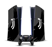 Head Case Designs Licenza Ufficiale Juventus Football Club Sweep Stroke Arte Vinile Sticker Gaming Pelle Adesivo Compatibile con Playstation 5 PS5 Slim Digital Edition Console & DualSense Controller