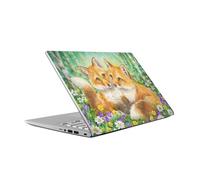 Head Case Designs Licenza Ufficiale Kayomi Harai Coppia di Volpi nella Foresta Arte Grafica Vinile Sticker Pelle Adesivo Compatibile con ASUS Vivobook 14 X409FA-EK555T