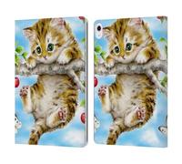 Head Case Designs Licenza Ufficiale Kayomi Harai Gattino Cherry Tree Animali E Fantasia Custodia Portafoglio in Pelle Compatibile con Apple iPad Air 13 2024/2025