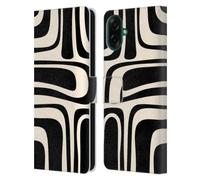 Head Case Designs Licenza Ufficiale Kierkegaard Design Studio Crema Nera Palm Springs Motivi Astratti retrò Custodia Portafoglio in Pelle Compatibile con Samsung Galaxy A07