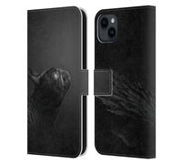 Head Case Designs Licenza Ufficiale Klaudia Senator Angelo Bulldog Francese Custodia Portafoglio in Pelle Compatibile con Apple iPhone 15 Plus