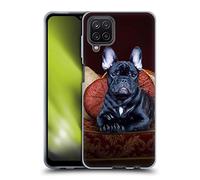 Head Case Designs Licenza Ufficiale Klaudia Senator Classico Divano Bulldog Francese 2 Custodia in Gel [Protezione di Grado Militare] Compatibile con Samsung Galaxy A12 (2020)