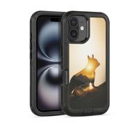 Head Case Designs Licenza Ufficiale Klaudia Senator Montagna Bulldog Francese Custodia Antiurto Ultra Blindata compatibile con Apple iPhone 16