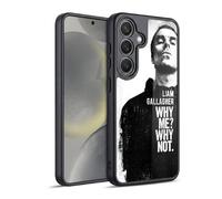 Head Case Designs Licenza Ufficiale Liam Gallagher Why Me Grafica Cover in Gel Rinforzata [Protezione di Grado Militare] Compatibile con Samsung Galaxy S24 5G