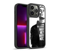 Head Case Designs Licenza Ufficiale Liam Gallagher Why Me Grafica Cover in Gel Rinforzata [Protezione di Grado Militare] Compatibile con Apple iPhone 13 PRO
