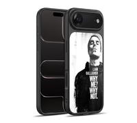Head Case Designs Licenza Ufficiale Liam Gallagher Why Me Grafica Cover in Gel Rinforzata [Protezione di Grado Militare] Compatibile con Apple iPhone 17 Air