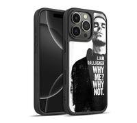 Head Case Designs Licenza Ufficiale Liam Gallagher Why Me Grafica Cover in Gel Rinforzata [Protezione di Grado Militare] Compatibile con Apple iPhone 16 PRO