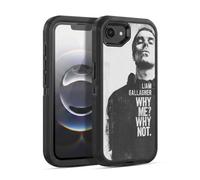 Head Case Designs Licenza Ufficiale Liam Gallagher Why Me Grafica Custodia Antiurto Ultra Blindata compatibile con Apple iPhone 16e / iPhone 17e