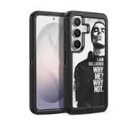 Head Case Designs Licenza Ufficiale Liam Gallagher Why Me Grafica Custodia Antiurto Ultra Blindata compatibile con Samsung Galaxy S26 Plus