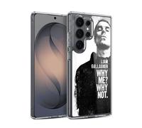 Head Case Designs Licenza Ufficiale Liam Gallagher Why Me Grafica Custodia in Gel [Protezione di Grado Militare] Compatibile con Samsung Galaxy S26 Ultra