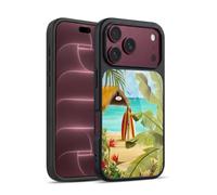 Head Case Designs Licenza Ufficiale Lisa Sparling Baracca Surf Uccelli E Natura Cover in gel rinforzata [Protezione di Grado Militare] Compatibile con Apple iPhone 18 Pro