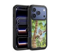 Head Case Designs Licenza Ufficiale Lisa Sparling Il bradipo più carino Creature Custodia Antiurto Ultra Blindata compatibile con Apple iPhone 17 Pro
