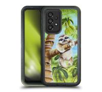 Head Case Designs Licenza Ufficiale Lisa Sparling Il Bradipo più Carino Creature Custodia Antiurto Ultra Blindata Compatibile con Galaxy A33 5G (2022)