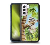 Head Case Designs Licenza Ufficiale Lisa Sparling Il Bradipo più Carino Creature Custodia Antiurto Ultra Blindata Compatibile con Samsung Galaxy S21 5G