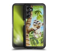Head Case Designs Licenza Ufficiale Lisa Sparling Il Bradipo più Carino Creature Custodia Antiurto Ultra Blindata Compatibile con Samsung Galaxy A05s