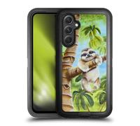 Head Case Designs Licenza Ufficiale Lisa Sparling Il bradipo più carino Creature Custodia Antiurto Ultra Blindata compatibile con Samsung Galaxy A54 5G