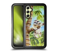 Head Case Designs Licenza Ufficiale Lisa Sparling Il Bradipo più Carino Creature Custodia Antiurto Ultra Blindata Compatibile con Samsung Galaxy A34 5G