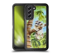 Head Case Designs Licenza Ufficiale Lisa Sparling Il Bradipo più Carino Creature Custodia Antiurto Ultra Blindata Compatibile con Samsung Galaxy S21 Fe 5G