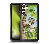 Head Case Designs Licenza Ufficiale Lisa Sparling Il Bradipo più Carino Creature Custodia Antiurto Ultra Blindata Compatibile con Samsung Galaxy A25 5G