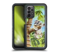 Head Case Designs Licenza Ufficiale Lisa Sparling Il Bradipo più Carino Creature Custodia Antiurto Ultra Blindata Compatibile con Samsung Galaxy A23 / 5G (2022)