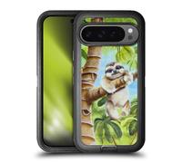 Head Case Designs Licenza Ufficiale Lisa Sparling Il Bradipo più Carino Creature Custodia Antiurto Ultra Blindata Compatibile con Google Pixel 9 PRO XL