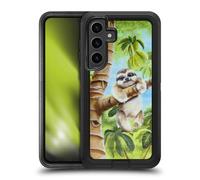 Head Case Designs Licenza Ufficiale Lisa Sparling Il Bradipo più Carino Creature Custodia Antiurto Ultra Blindata Compatibile con Samsung Galaxy S24+ 5G