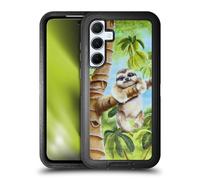 Head Case Designs Licenza Ufficiale Lisa Sparling Il Bradipo più Carino Creature Custodia Antiurto Ultra Blindata Compatibile con Samsung Galaxy A55 5G