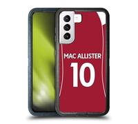 Head Case Designs Licenza Ufficiale Liverpool Football Club Alexis Mac Allister 2025/26 Giocatori Divisa Casa 1° Gruppo Custodia Antiurto Ultra Blindata Compatibile con Samsung Galaxy S21 5G